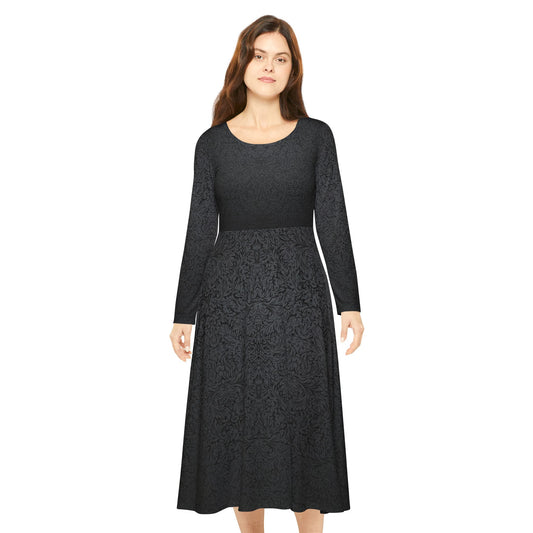 Women's Long Sleeve Dance Dress (AOP)